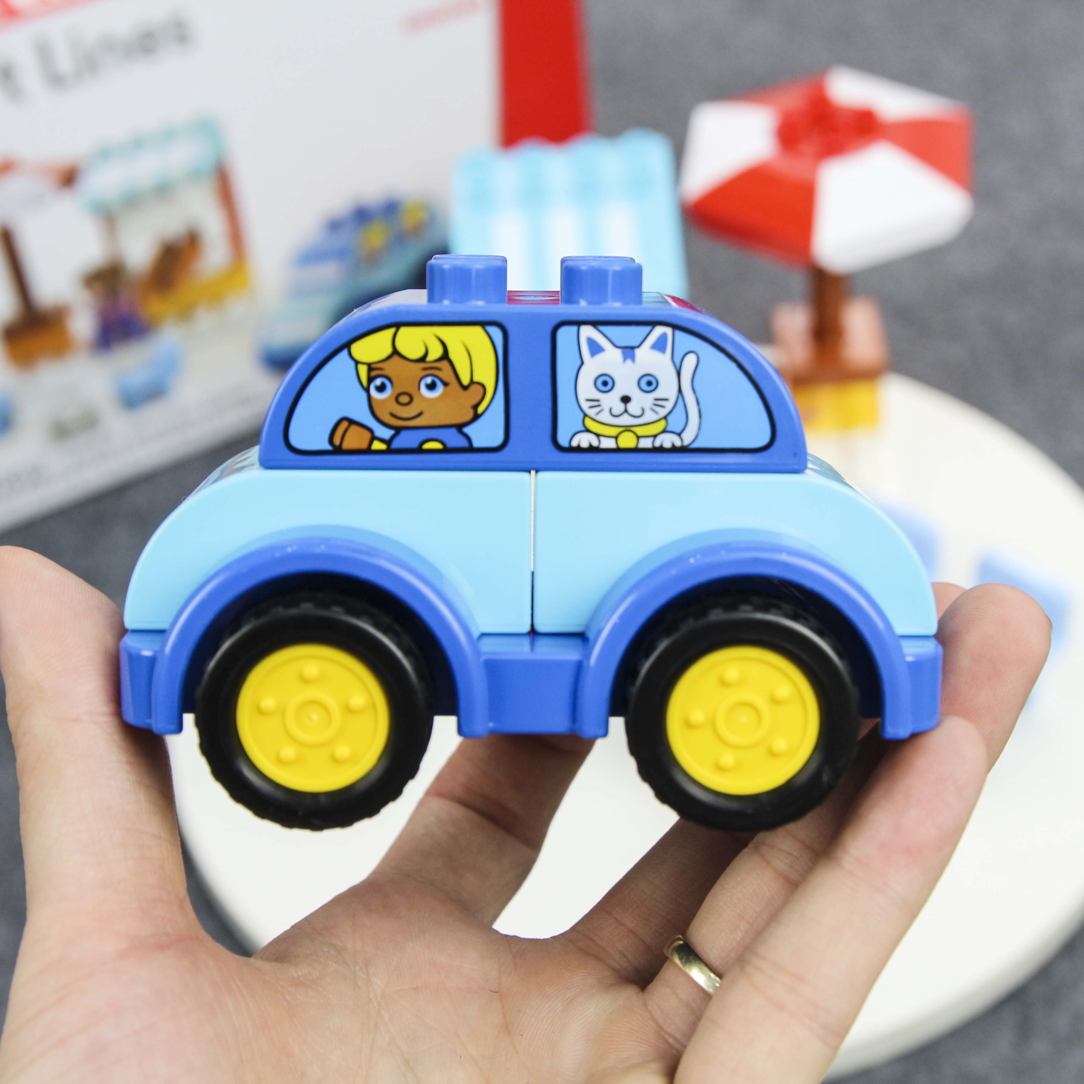Bộ đồ chơi lắp ghép xếp hình Smoneo Duplo - 20 mảnh ghép Toyshouse - 77002