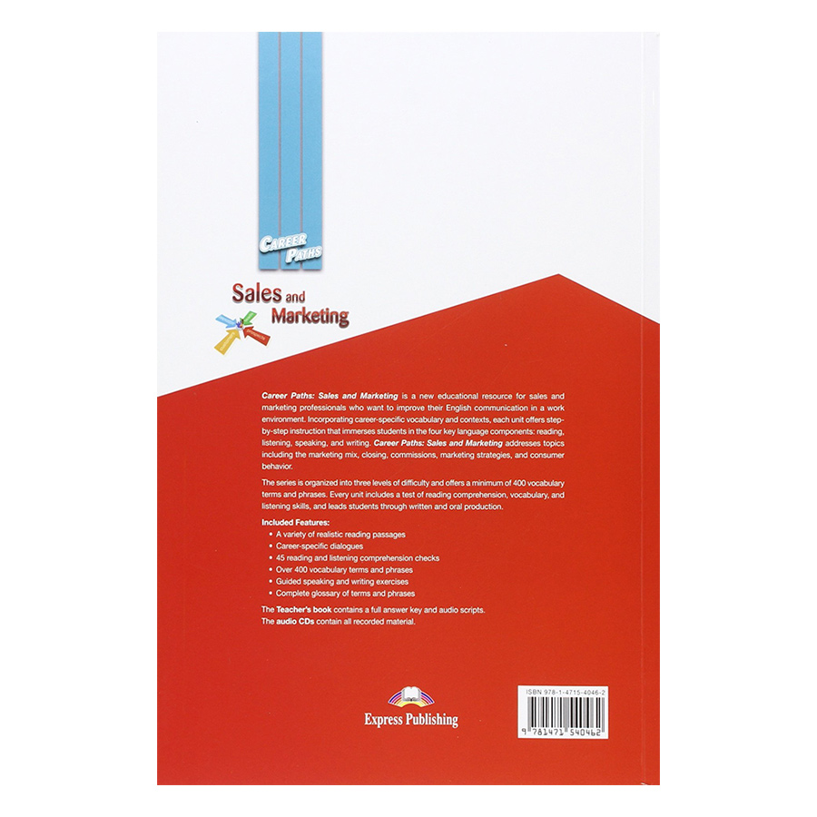 Career Paths Sales And Marketing (Esp) Student's Book With Crossplatform Application