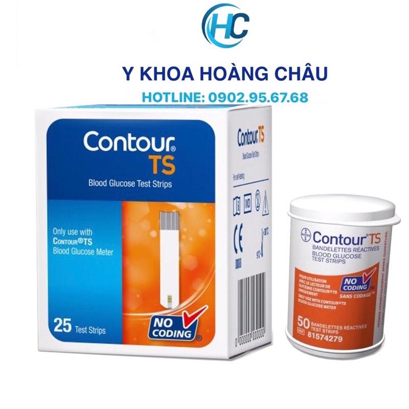 Que Thử Đường Huyết Contour TS (Hộp 25 - 50 que)- date xa