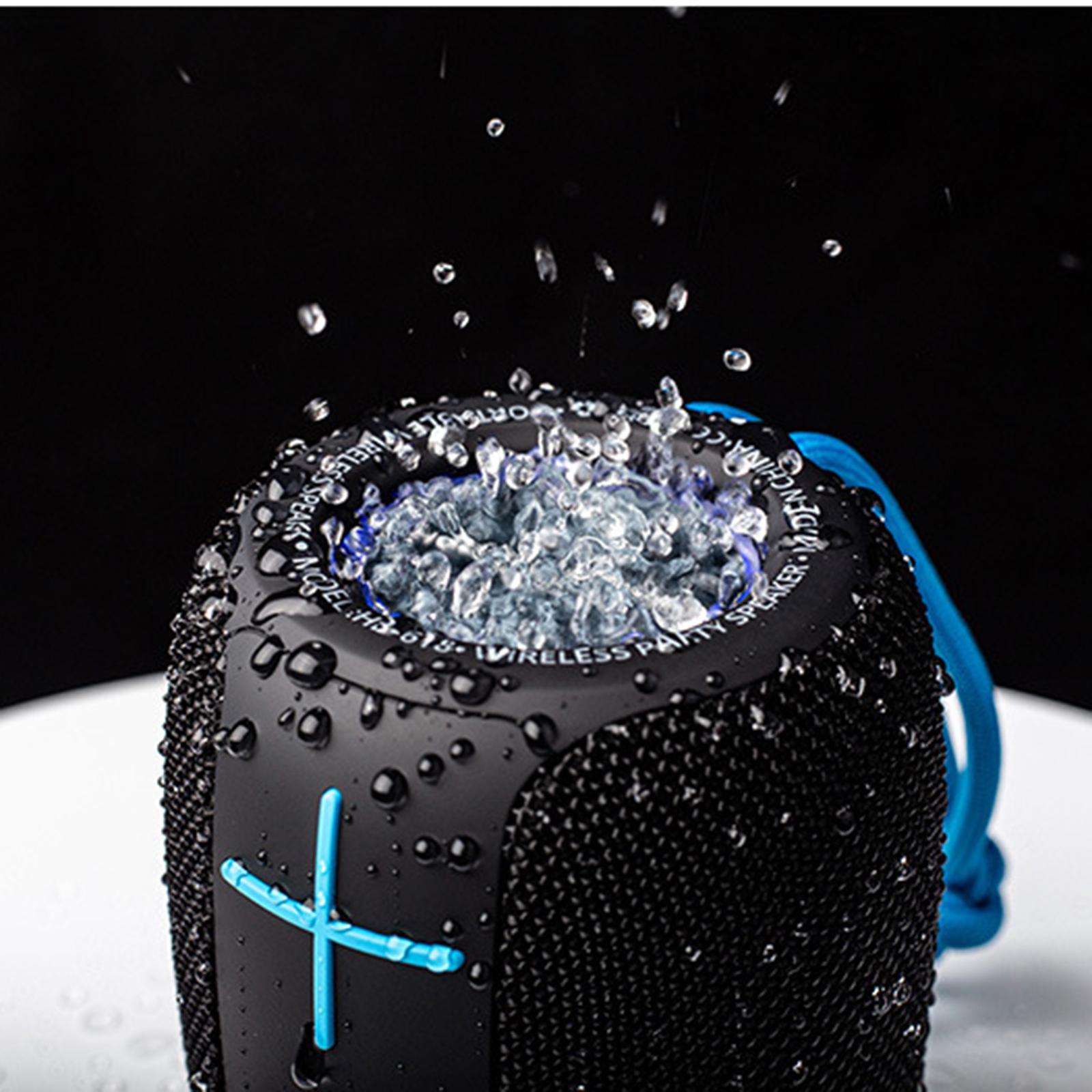 Portable Speaker Bluetooth  Sound Rich Bass  TF Card Blue
