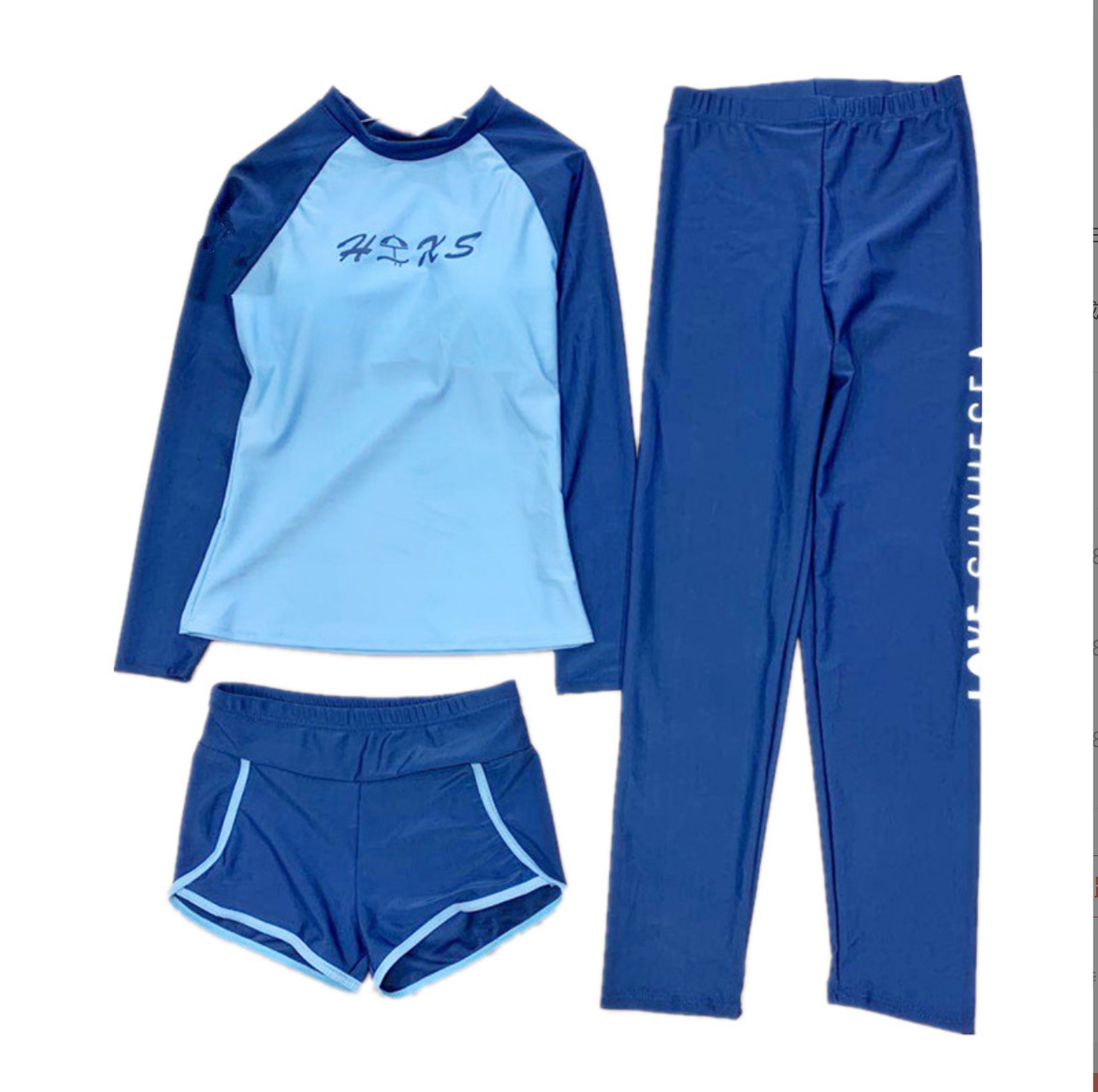 Bộ đồ bơi, bikini tắm biển nữ kín đáo quần áo dài che nắng - B.38