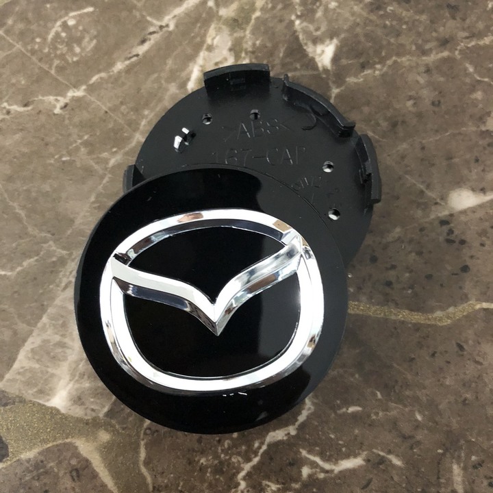 Logo chụp mâm, lazang bánh xe Mazda đường kính 57mm