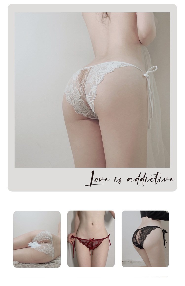 Combo 2 quần lót xuyên thấu, quần lót nữ, quần lọt khe nữ cột dây hở đáy sexy và hư hỏng LYEQ047