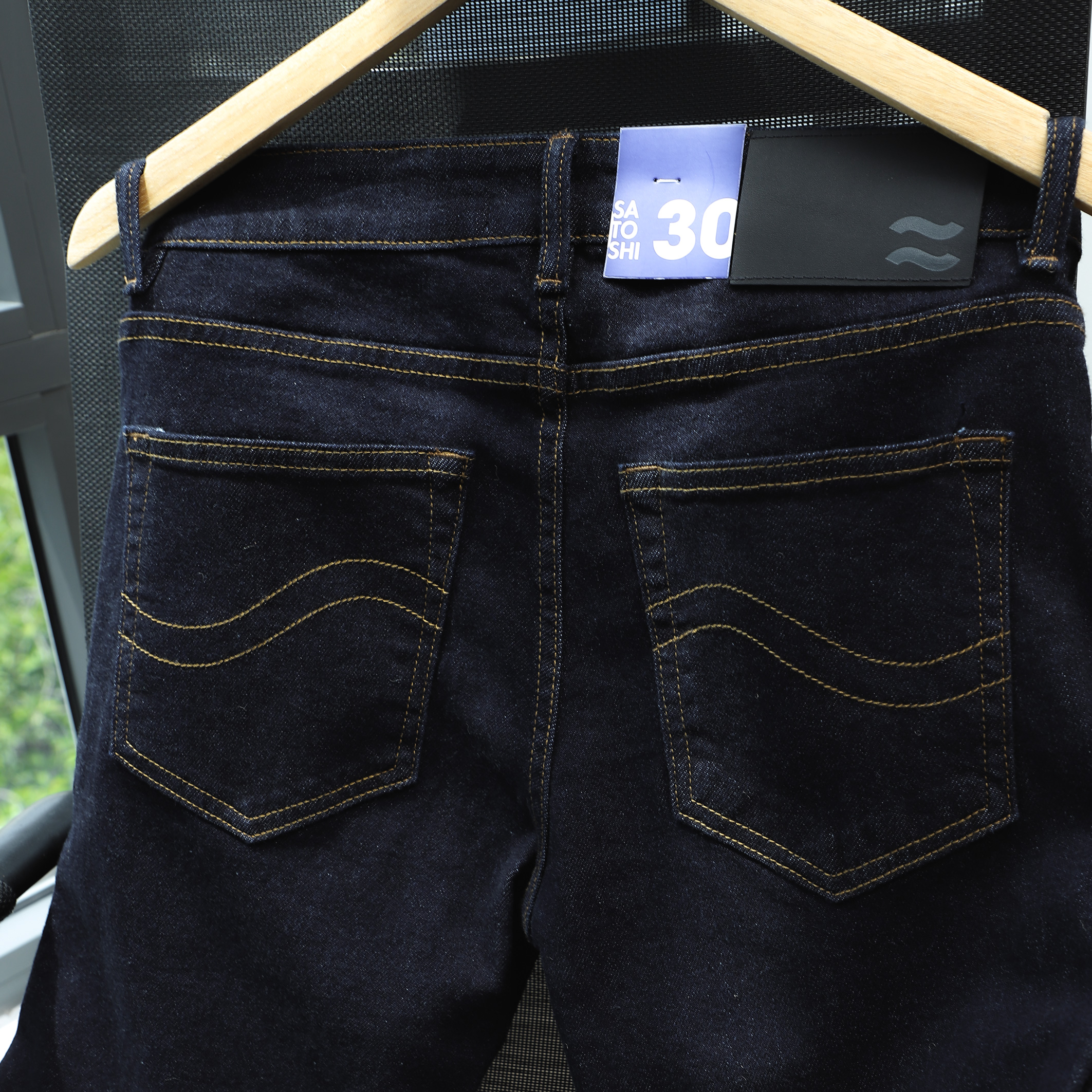 | Satoshi |Quần Jean Nam SATOSHI SAQJ65 form slimfit ống ôm vừa, chất jean co dãn mặc thoải mái