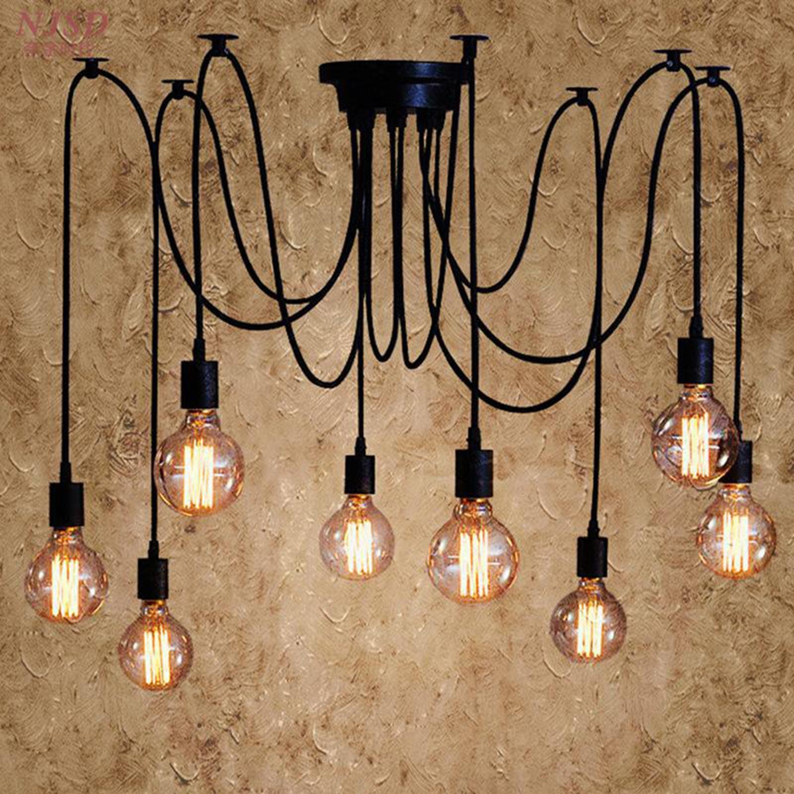 DIY Ceiling  Rustic Chandelier Industrial Hanging Light
