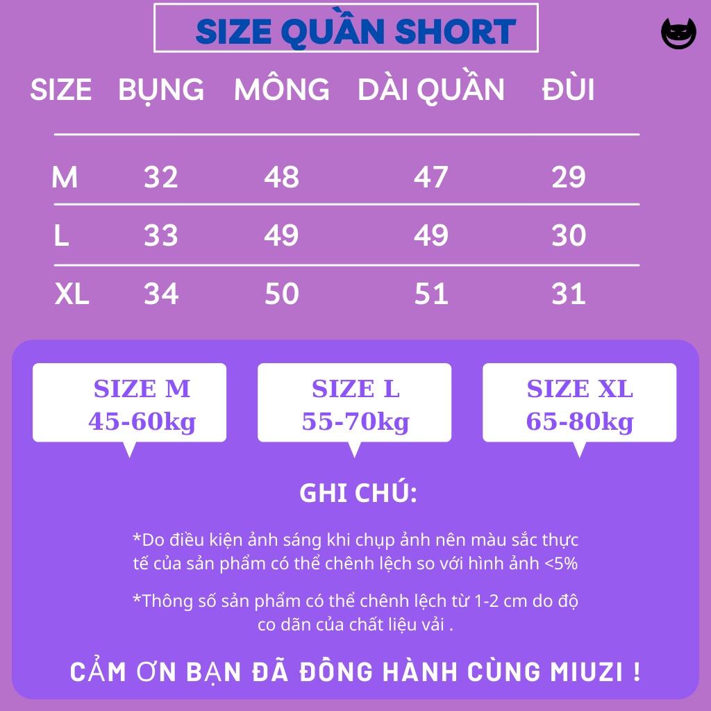 Quần đùi nam vải nỉ da cá dày dặn,quần short mùa hè Miuzi in họa tiết IT AINT MY IDEAL DT065