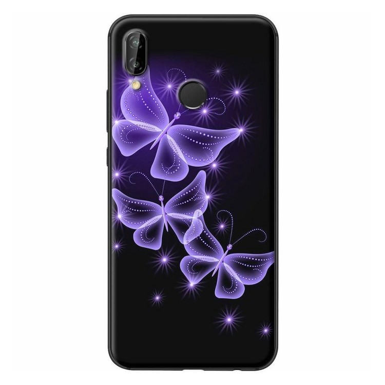 Ốp Lưng Dành Cho Điện Thoại Huawei Nova 3E - Bướm Tím