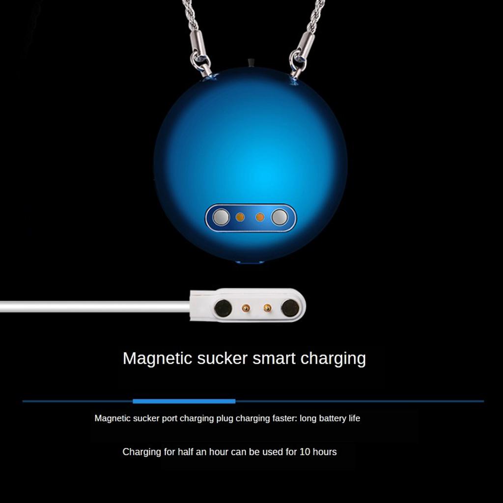 Wearable Necklace Air Purifier Portable Negative Ion Generator USB