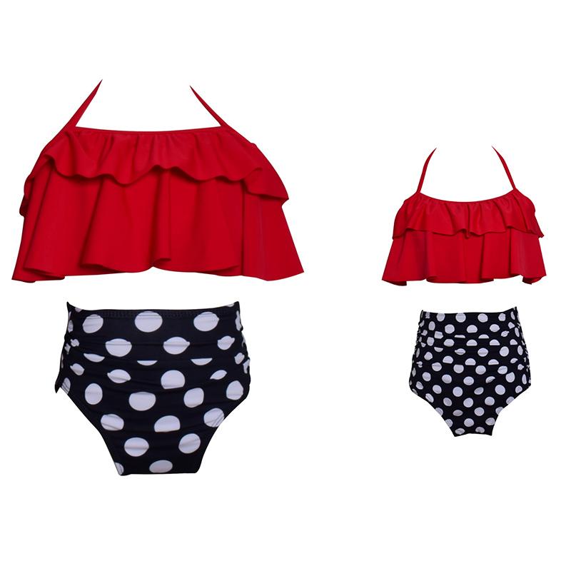 Phù Hợp Với Họ Đồ Tắm Mẹ Bơi Bikini Đồ Bơi Cho Mẹ Và Con Gái Đồ Bơi Nữ Trẻ Em Kid Cho Bé Bãi Biển Đồ Bơi