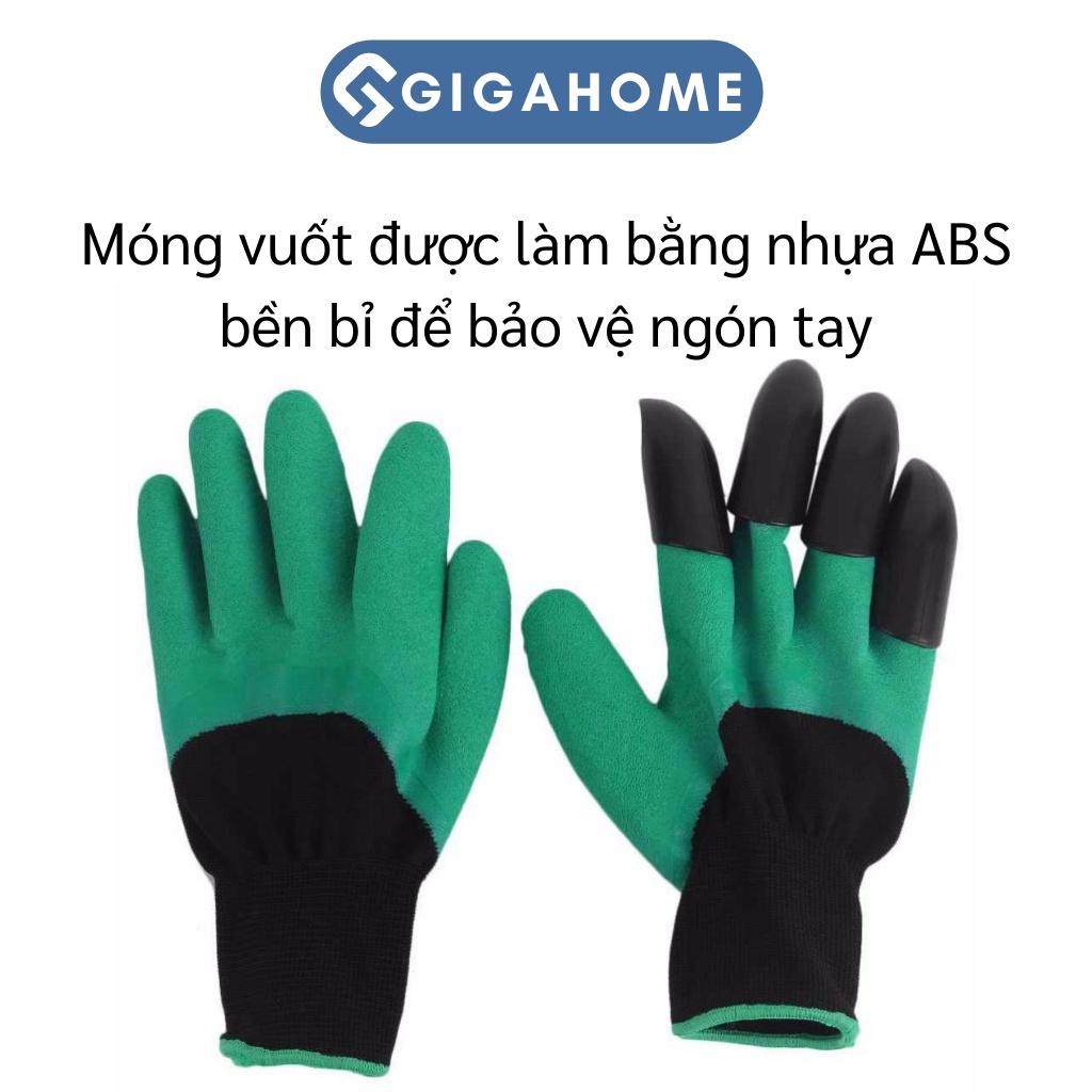 Găng Tay Làm Vườn Chuyên Dụng GIGAHOME Có Bộ Móng Vuốt Bới Đất, Chăm Sóc Cây 3147