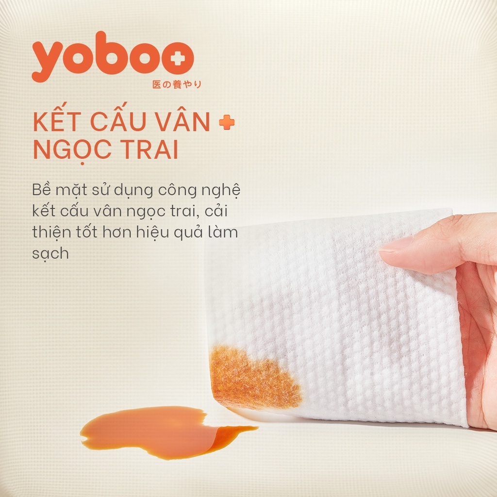 [QUÀ TẶNG] Gói khăn giấy ướt cho bé gói 10 tờ Yoboo YB-078 dịu nhẹ, không chứa cồn và hương liệu, an toàn khi sử dụng