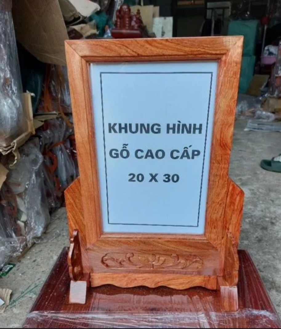 Khung hình thờ cao cấp,khung ảnh thờ gỗ hương-Nhiều cỡ ảnh