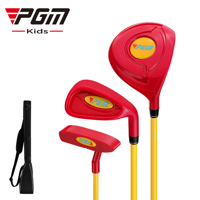 BỘ GẬY TẬP GOLF PP CHO TRẺ EM: Nhựa cao cấp, đảm bảo tiêu chuẩn kỹ thuật bộ môn, tặng kèm 10 bóng xốp, 3 màu lựa chọn