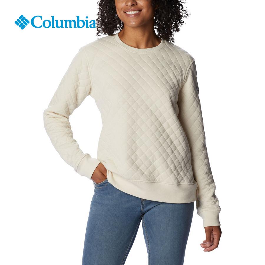 Áo thun tay dài thể thao nữ Columbia Columbia Lodge Quilted Crew - 2013122191