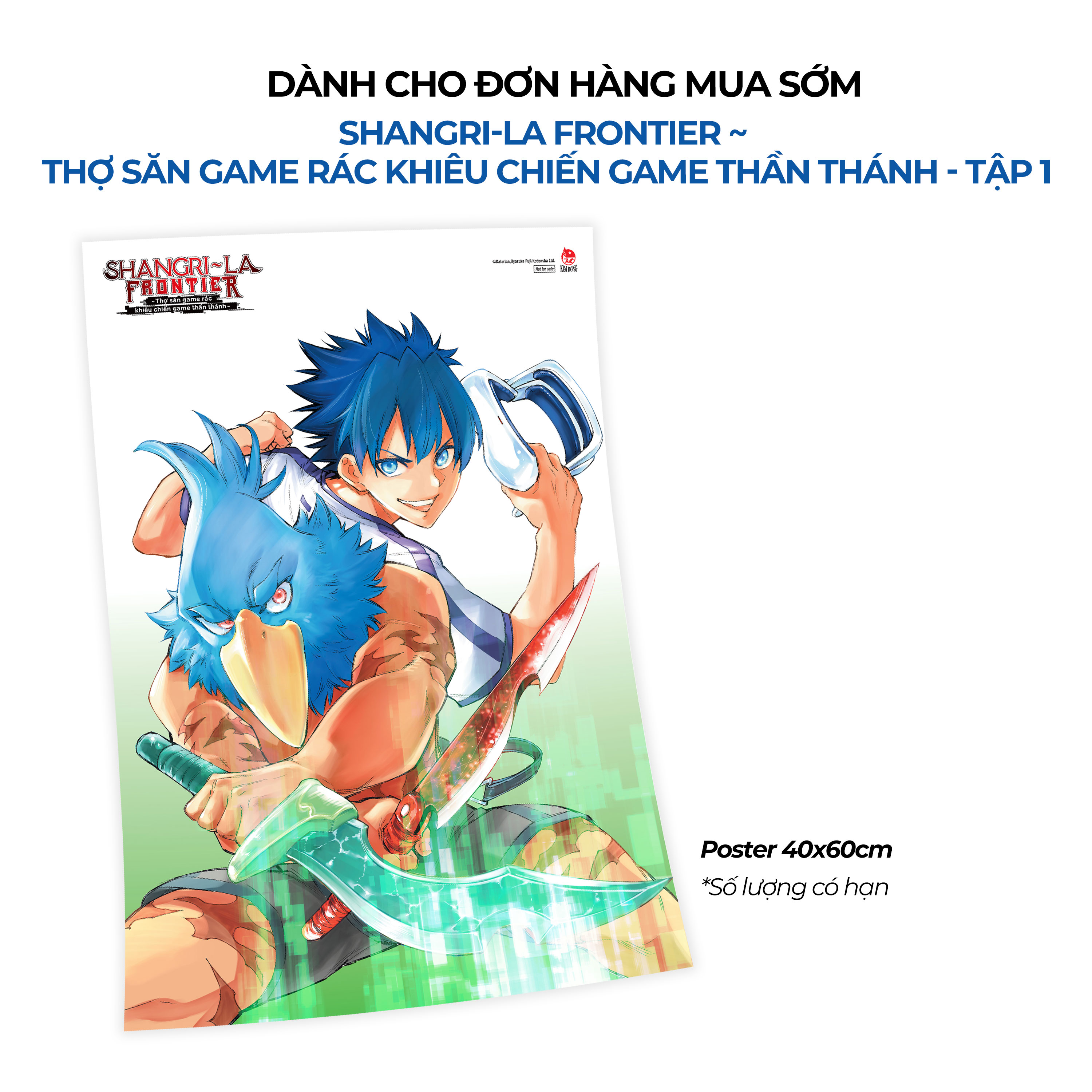 Shangri-La Frontier ~ Thợ Săn Game Rác Khiêu Chiến Game Thần Thánh ~ Tập 1 [Tặng Kèm Bìa Áo]