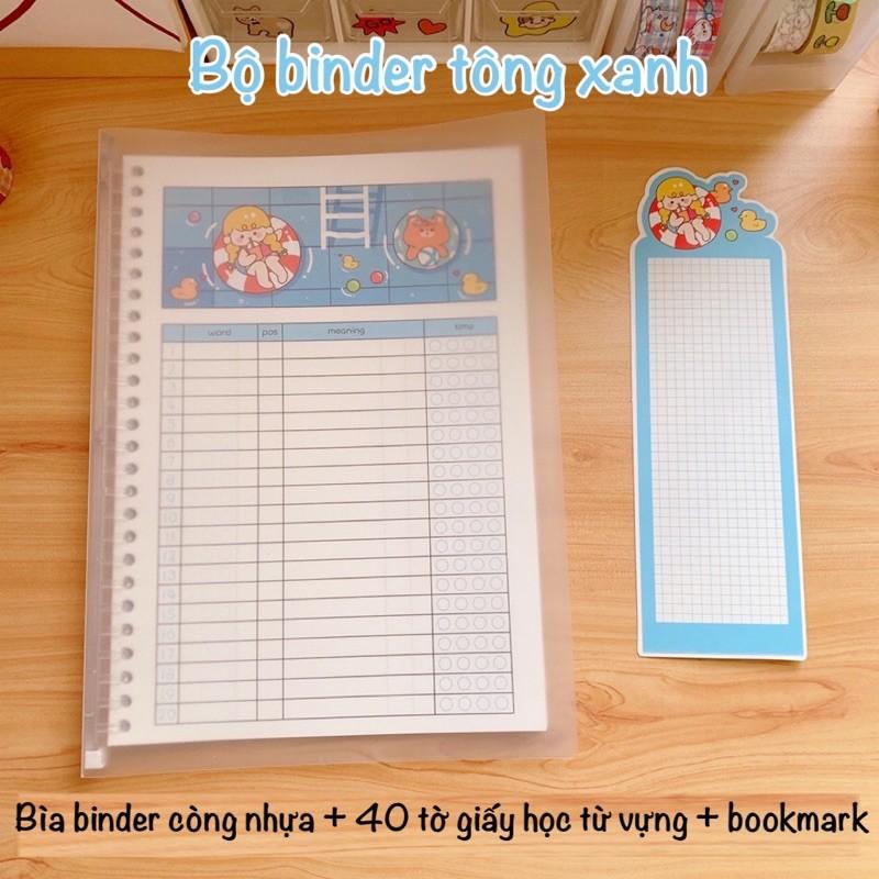 BINDER B5 HỌC TỪ VỰNG