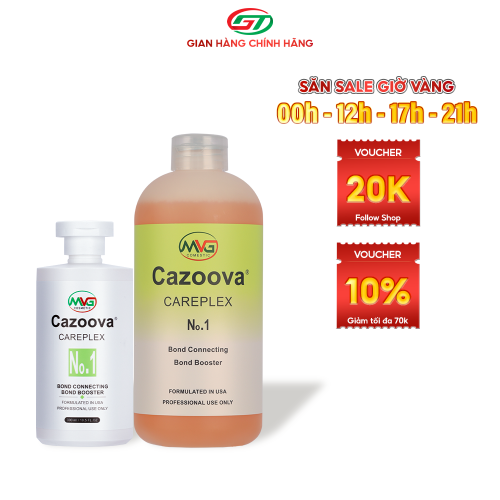 Phục hồi tóc Keratin Nuôi Dưỡng &amp; Phục Hồi tóc hư tổn Cazoova Careplex No.1 700ml