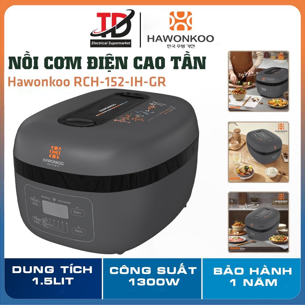 Nồi Cơm Điện Cao Tần Hawonkoo RCH-152, 1300W-1.5Lit, 7 Chế Độ Nấu, Hàng Chính Hãng