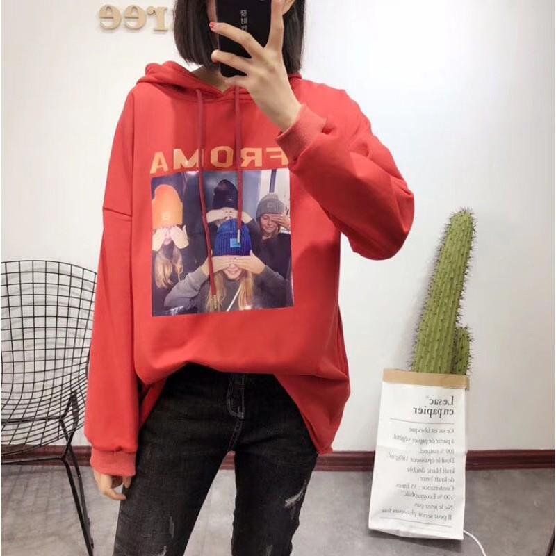 Áo hoodie da cá QC