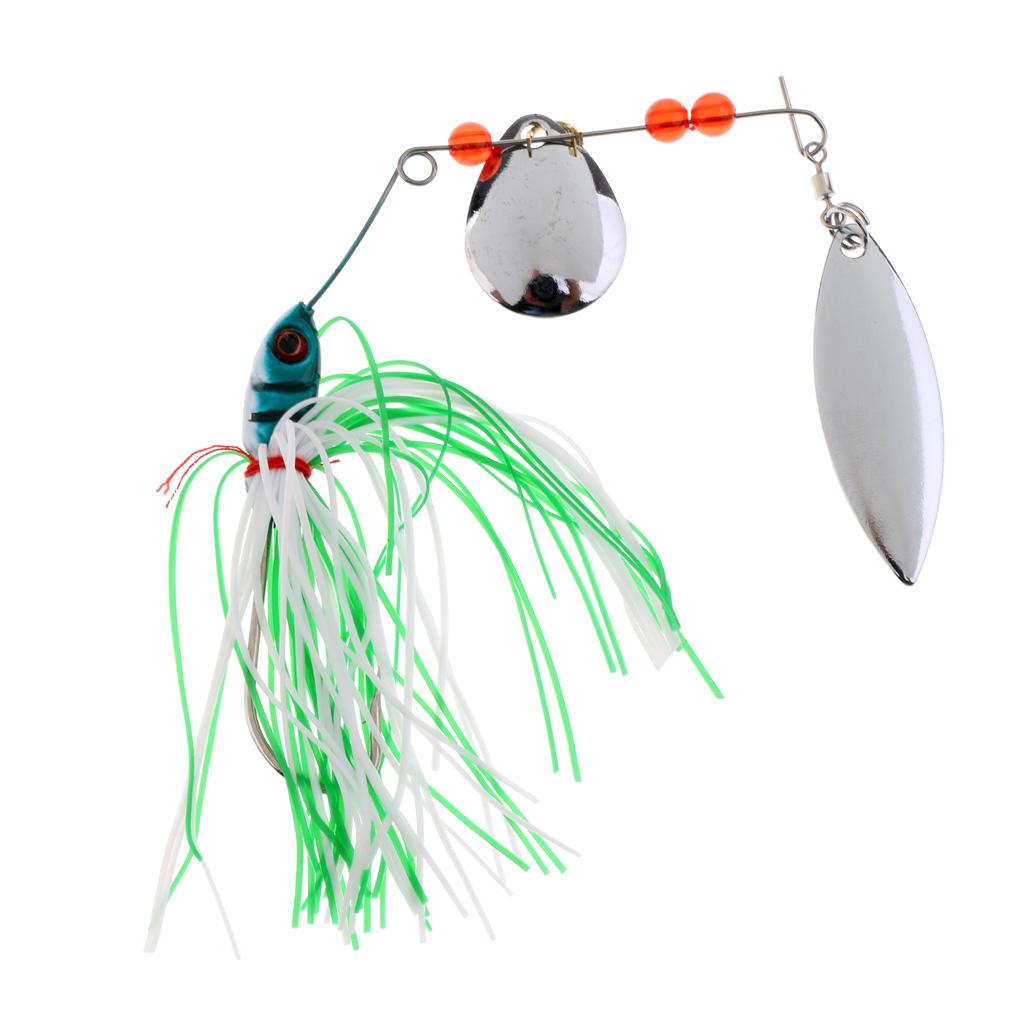 3pcs Fishing Spinnerbaits Hard Bait Sea Fishing Sequins Lure Set Metal Spoon