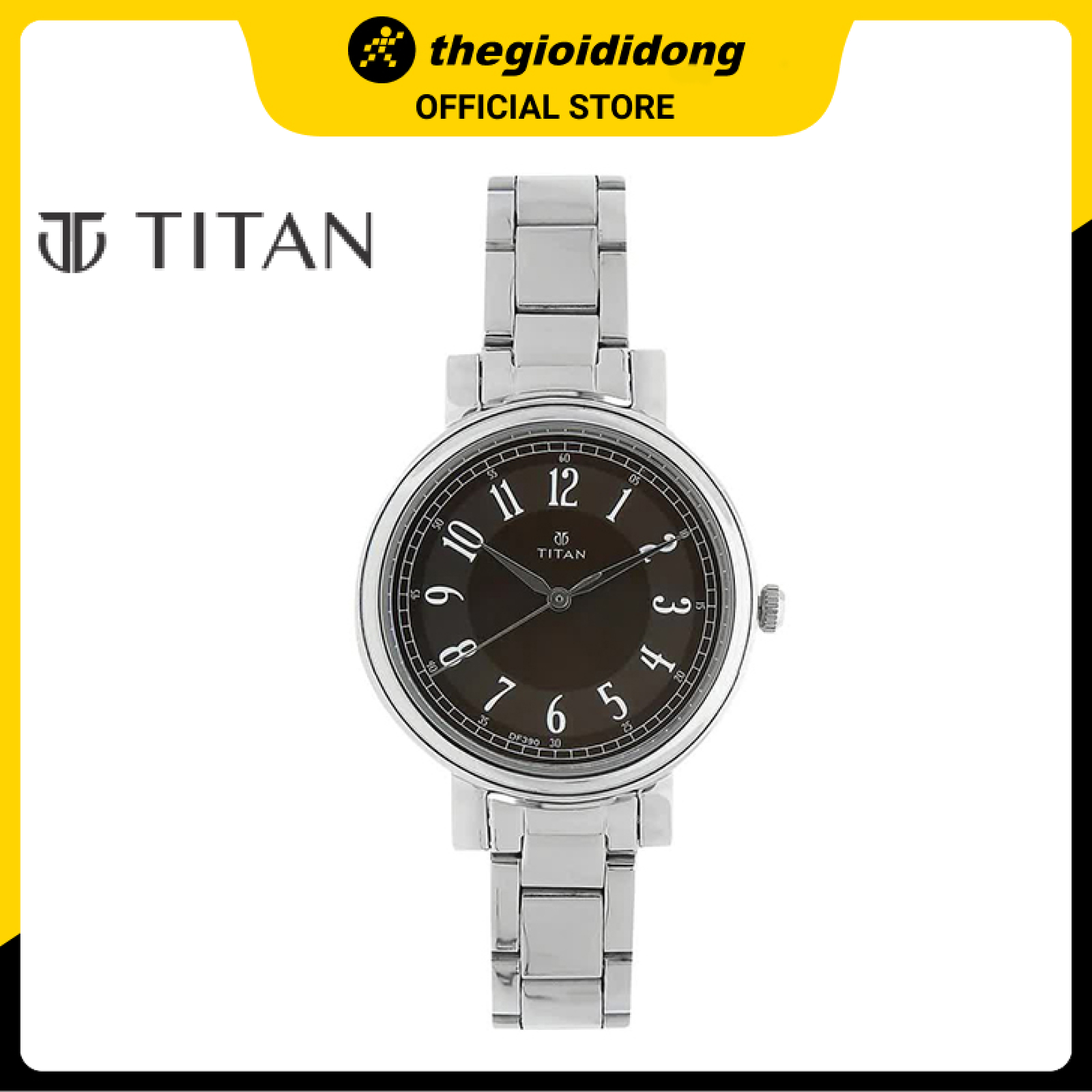 Đồng Hồ Nữ Dây Kim Loại Titan 2554SM02 - Bạc