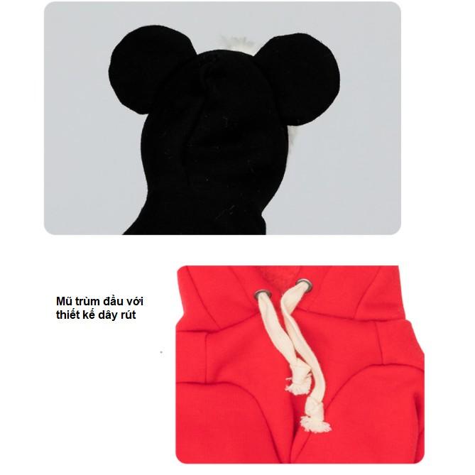 Cheepet Áo nỉ Hoodie Mickey cho chó mèo / Thú cưng