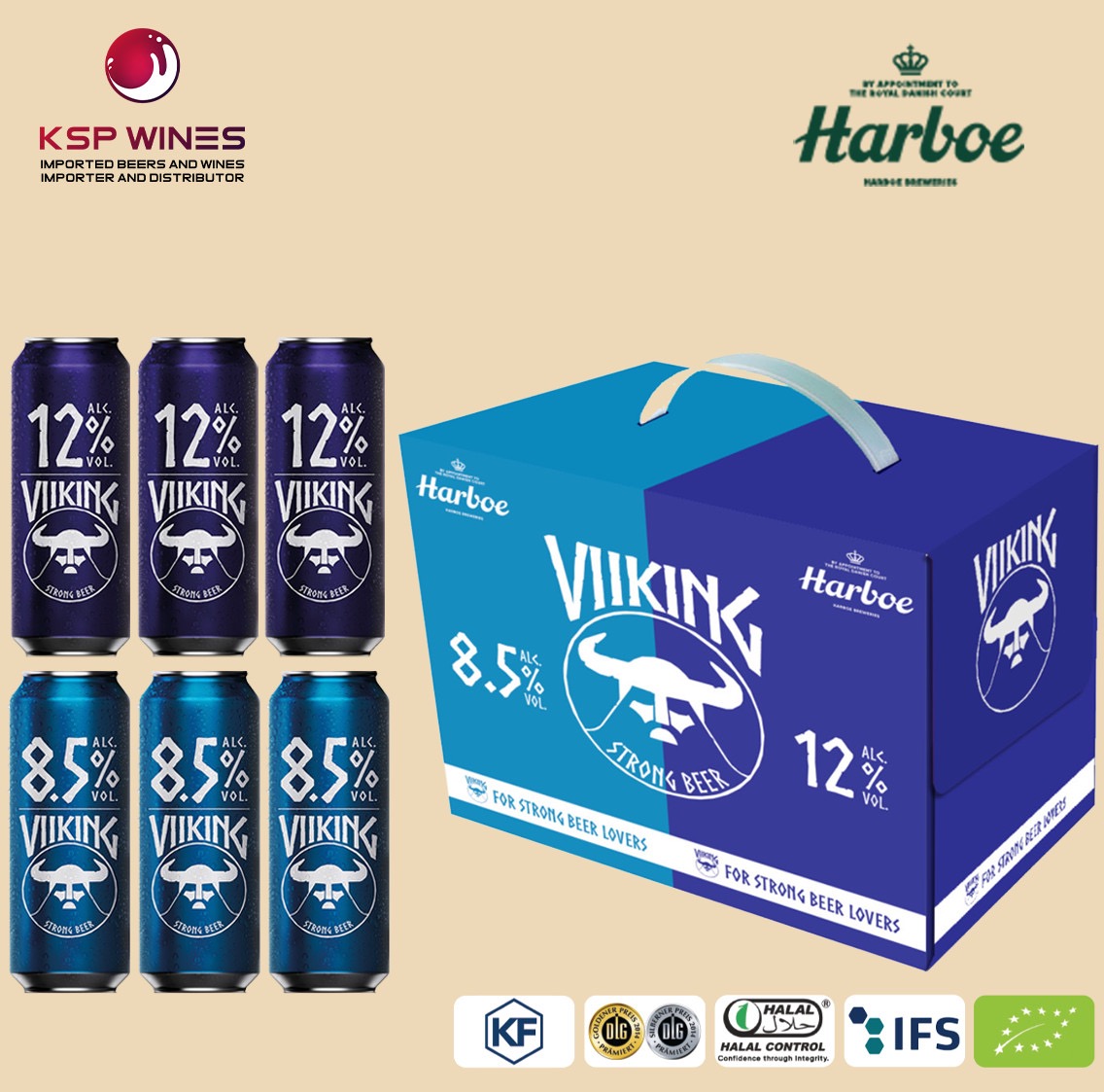 BIA VIIKING HARBOE MIX 6 LON 500ml