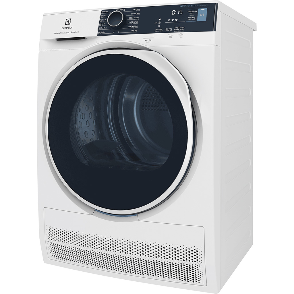 Máy sấy ngưng tụ Electrolux 8kg UltimateCare 500 EDC804P5WB - Hàng chính hãng