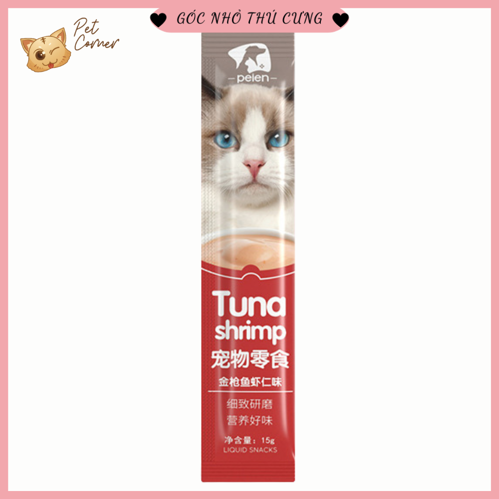 Combo 10 chiếc súp thưởng cho mèo giá rẻ Pet Snacks, Ciao, Shizuka, Cat Food