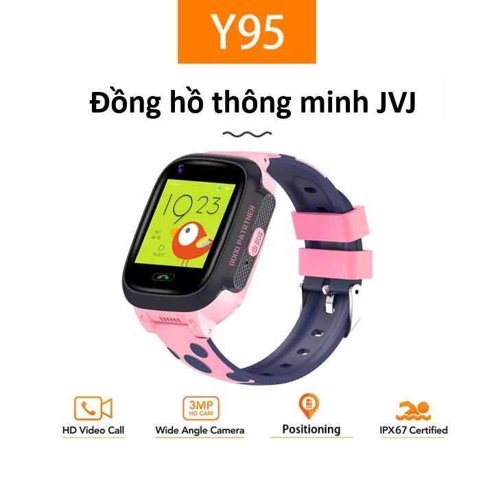 Đồng hồ định vị thông minh Y95 JVJ Cho Trẻ Em, Gọi Video HD 4G, Kết nối wifi, ứng dụng học thông minh-Hàng chính hãng