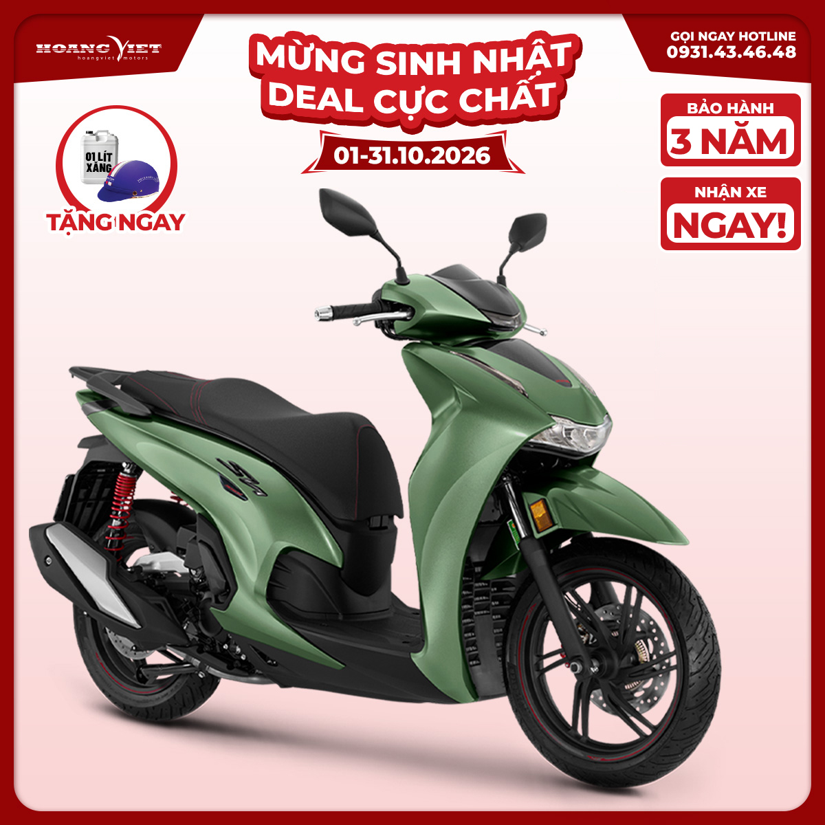 Xe Máy Honda SH 350i 2025 - Phiên Bản Thể Thao