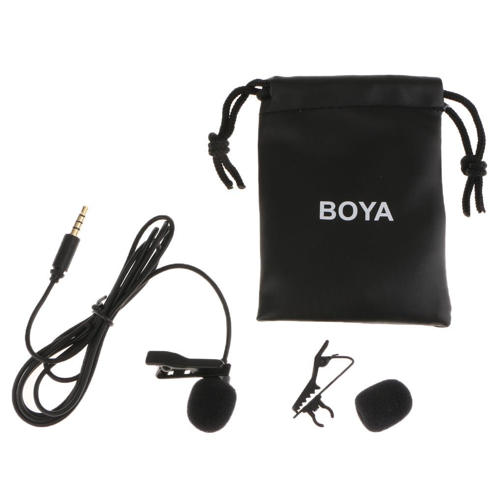 BY-LM10 Lapel External Lavalier Interview Recording Microphone