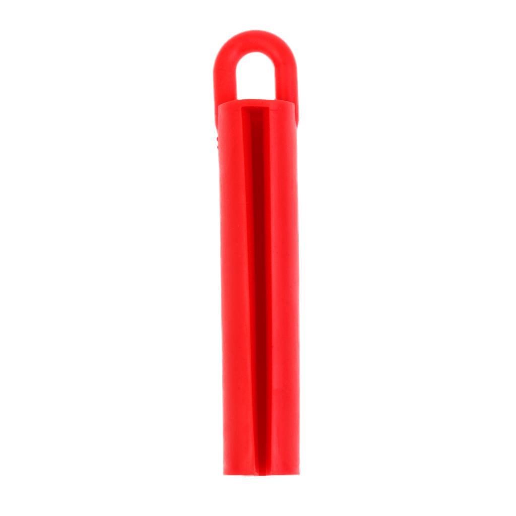 8xProfessional Pool Snooker Billiard Cue Tip Rubber Hang Clamp Holder Red