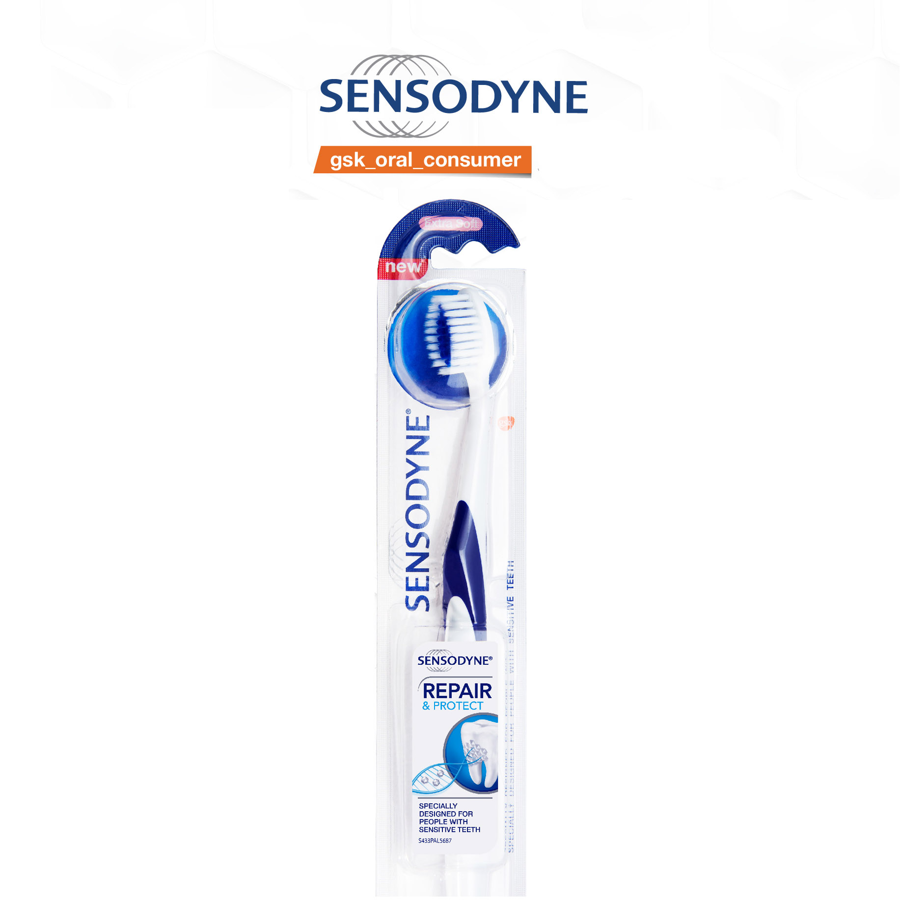 Bàn chải đánh răng Sensodyne Repair &amp;amp; Protect Extra Soft