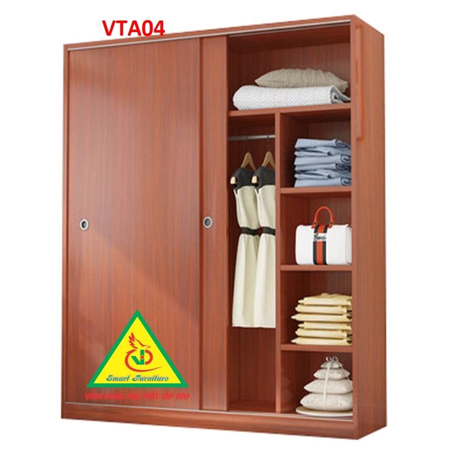 Tủ quần áo thiết kệ hiện đại - Tủ quần áo gỗ MDF VTA04