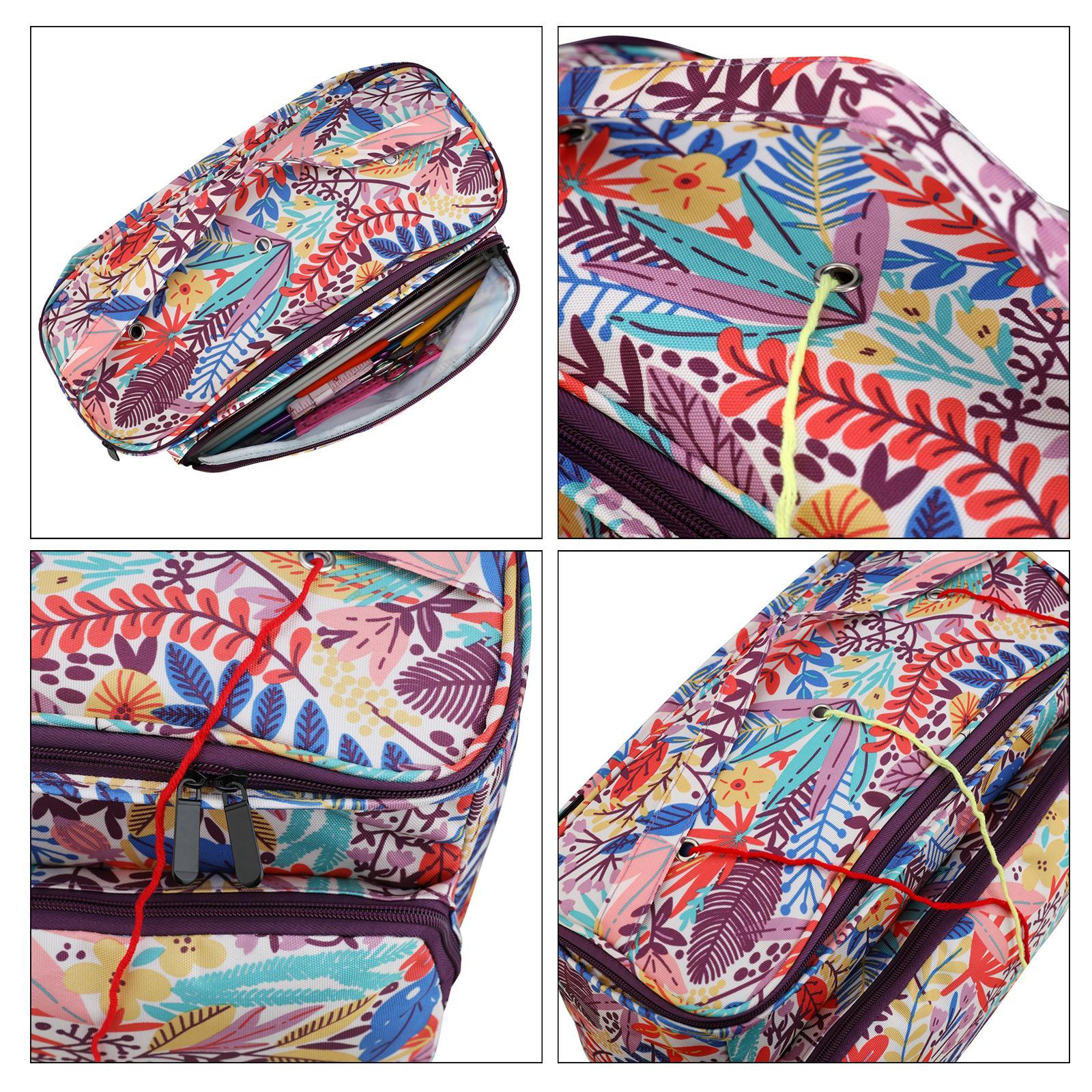 Travel Yarn Storage Bag Knitting Accessories Organizer Case for Wool Ball