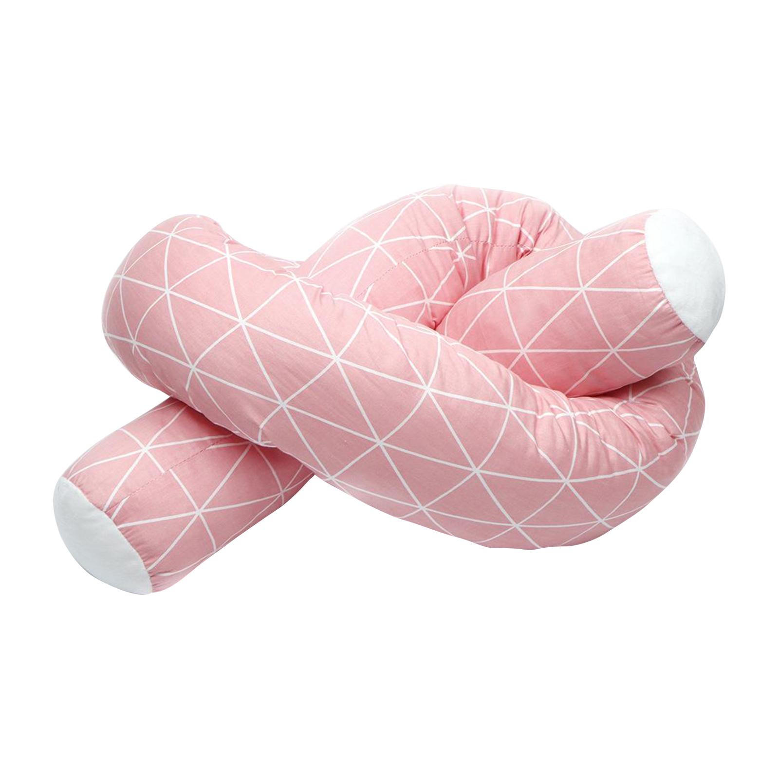Infant Soft Cotton Bed Bumper Newborn Crib Bedding Snake Pillow