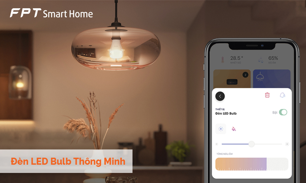 Đèn Led Bulb Thông Minh FPT Kết Nối Bluetooth (Hàng Chính Hãng)