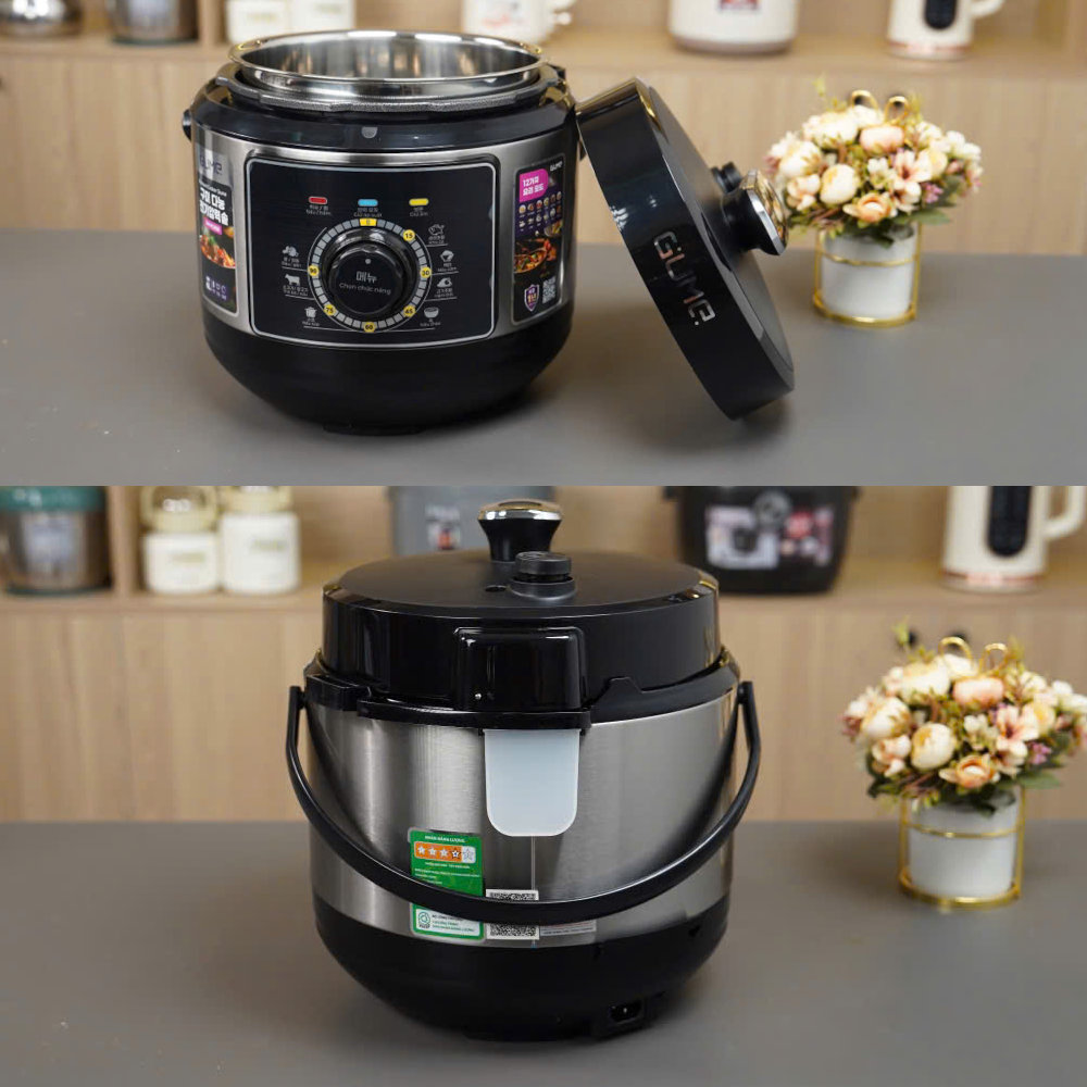 Nồi áp suất điện đa năng Gu Me Hàn Quốc GM-PC2838 dung tích 6L, công suất 1000W - Hàng chính hãng