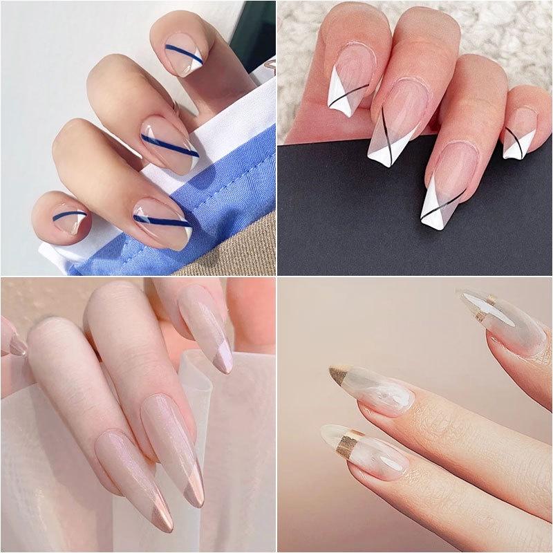 Cuộn băng keo dán mặt móng tạo viền Yapas nail 0.5cm x 170cm