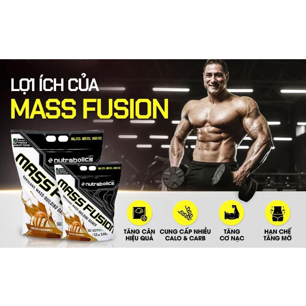 Mass Fusion Sữa Tăng Cân Nhanh Tăng Cơ Nutrabolics Mass Fusion 12lbs Từ Canada