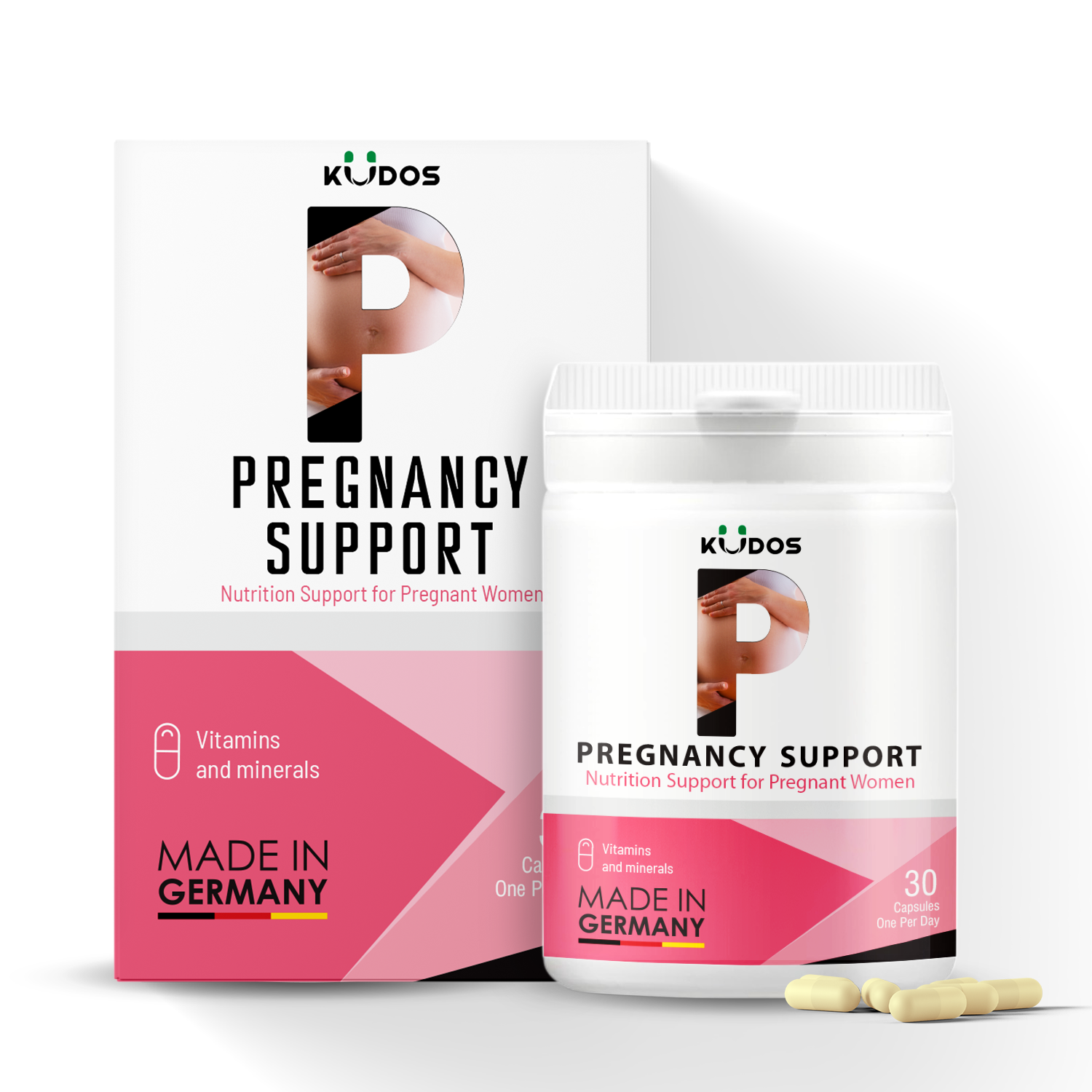 Viên Nang Cho Mẹ Bầu Tăng Cường Sức Khỏe KUDOS PREGNANCY SUPPORT