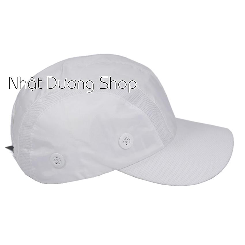 Nón dù TS 2 sò 2 bên hông vá lưới - Chất liệu vải dù cao cấp kết hợp lưới xịn, thích hợp cho mấy ace dân chơi nón nha