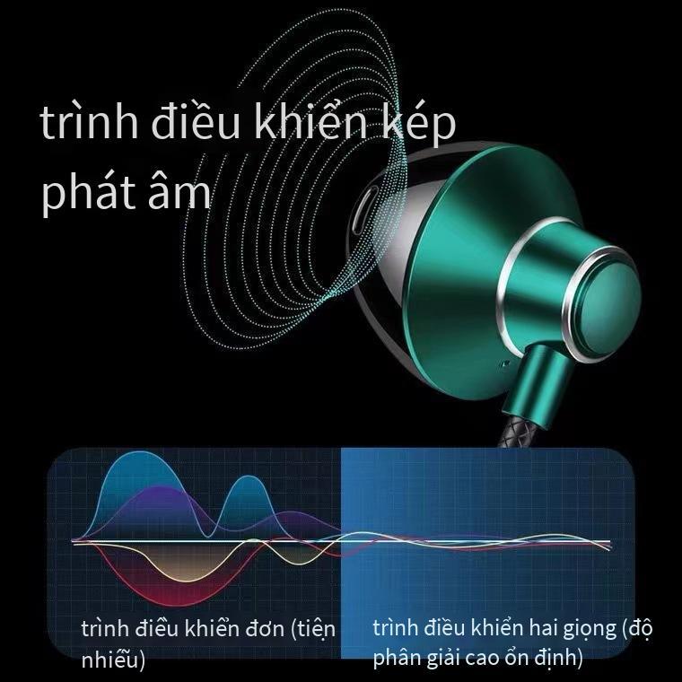 Tai nghe kim loại quảng cáo loại-c trong tai có dây tai nghe chất lượng âm thanh độ nét cao HIFI điều khiển bằng dây điện thoại di động nút tai trò chơi máy tính