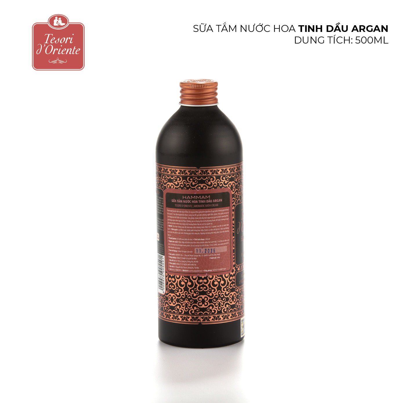 Sữa tắm Tesori d'Oriente Hammam 500ml