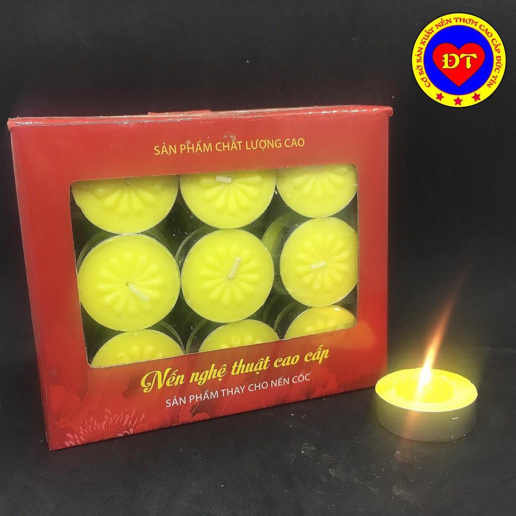 Nến tealight cháy trên 4h không khói không mùi cao cấp an toàn cho người sử dụng