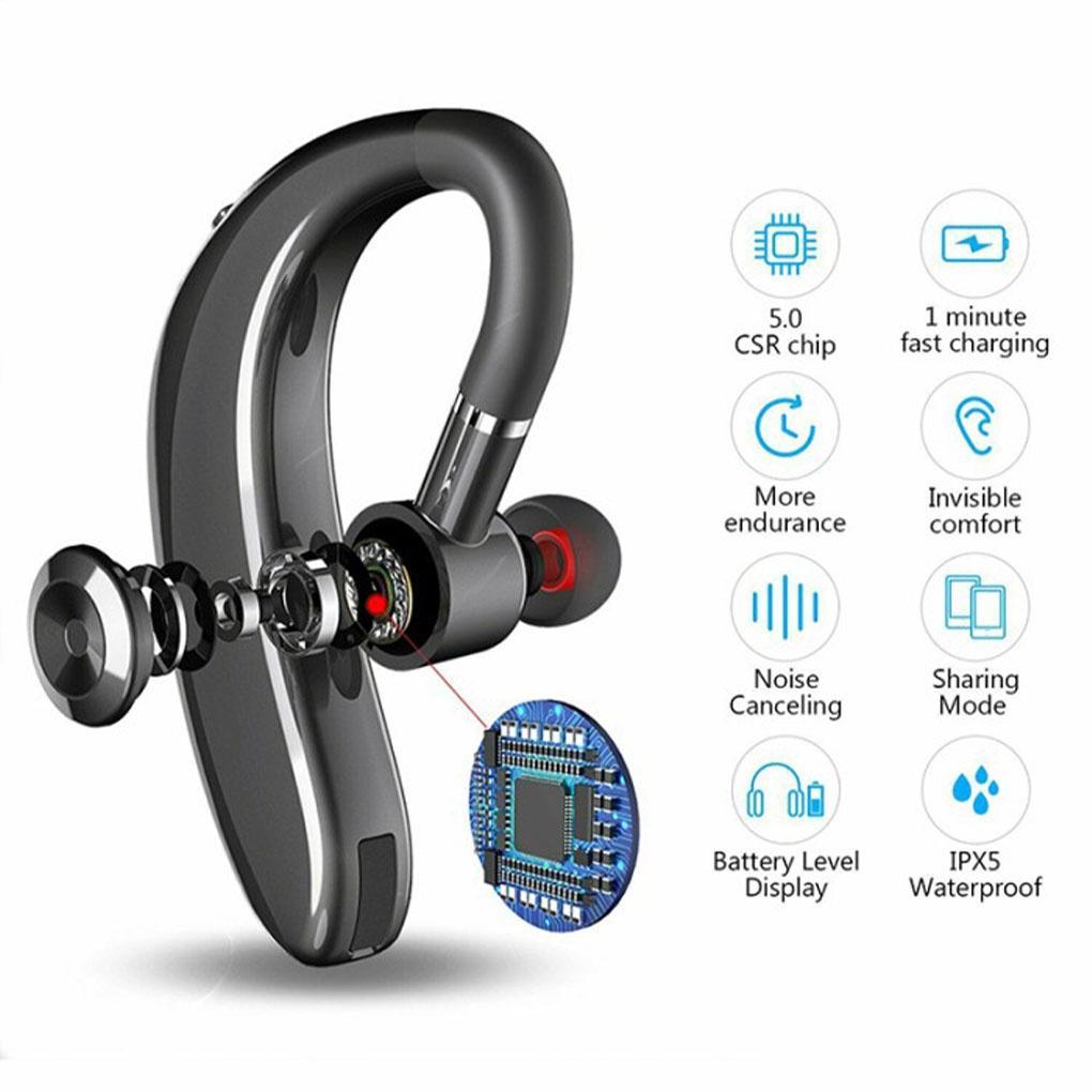 Tai Nghe Nhét Tai Không Dây Kết Nối Bluetooth Phong Cách Thể Thao
