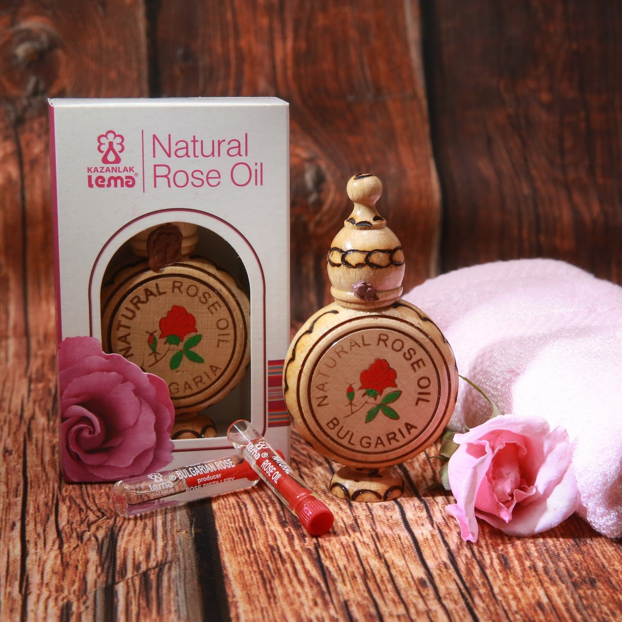 Tinh dầu hoa hồng Bulgaria thương hiệu Lema, Tinh dầu hoa hồng nguyên chất tự nhiên cao cấp, hàng nhập khẩu chính hãng