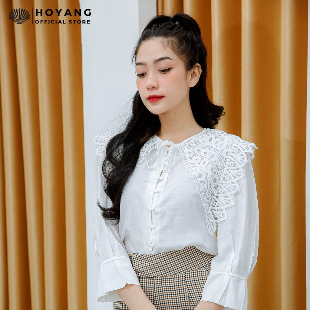 Áo Sơ Mi Ren Đôi Cánh Thiên Thần HOYANG A157