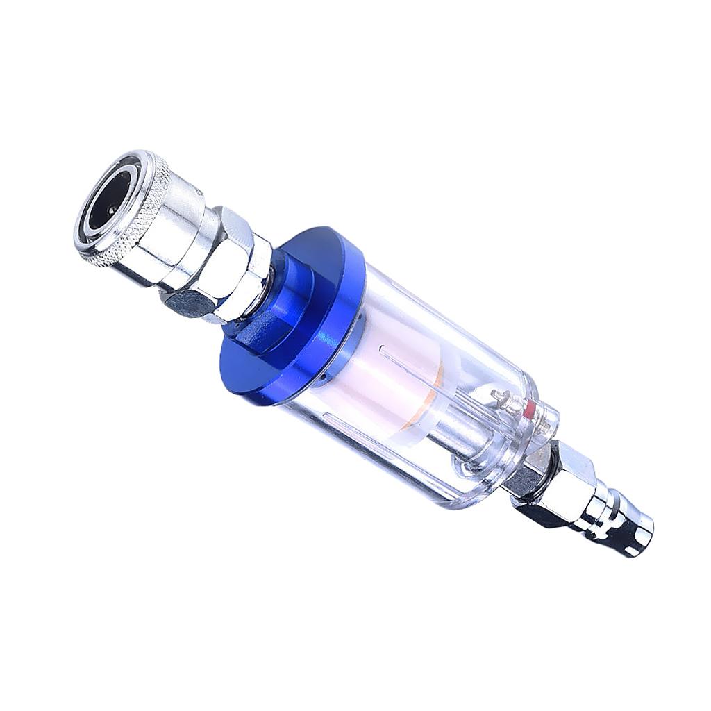 Air Oil Water Separator Filter Kit for Compressor Spray Paint Gun Tool